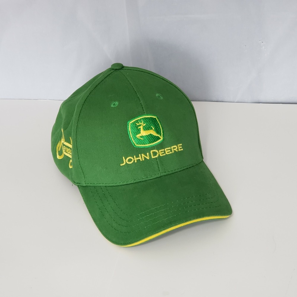 John Deere Dealership Edition Baseball Cap Hat Reynolds Indiana Green One Size